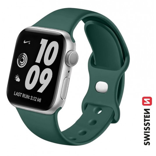 Swissten silikoninė apyrankė, skirta Apple Watch Apple Watch 42 / 44 / 45 / 49 mm