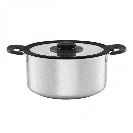 Fiskars 1026578 kepimo indas 5 L Turas Nerūdijančiojo plieno Kepimo indas orkaitei