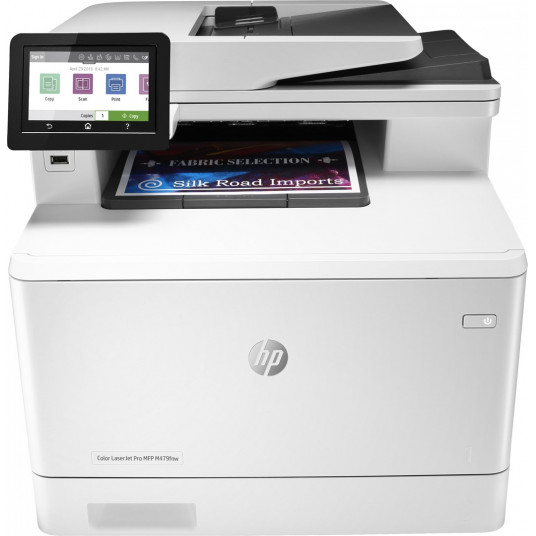 HP Color LaserJet Pro MFP M479fnw – spausdinkite, kopijuokite, nuskaitykite ir siųskite faksu; Nuskaityti į el. laišką/aplanką/USB/debesį; Iki 50 000 puslapių darbo ciklas; 750-4000 rekomenduojamo mėnesio puslapių apimties; Gigabit Ethernet tinklas; Dviej