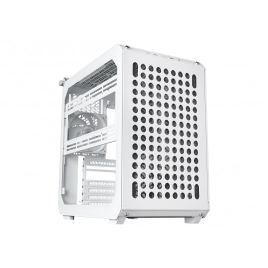 Cooler Master QUBE 500 Flatpack Mid Tower PC dėklas, baltas Cooler Master