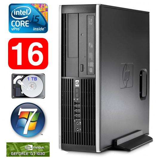 HP 8100 Elite SFF i5-650 16GB 1TB GT1030 2GB DVD WIN7Pro