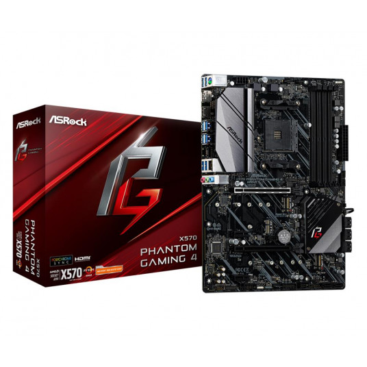 Pagrindinė plokštė|ASROCK|AMD X570|SAM4|ATX|2xPCI-Express 1x|2xPCI-Express 16x|1xM.2|Atmintis DDR4|Atminties lizdai 4|1xHDMI|1xDisplayPort|8xUSB 3.2|1xPS/2|1xRJ45|3XMGAING4ANT