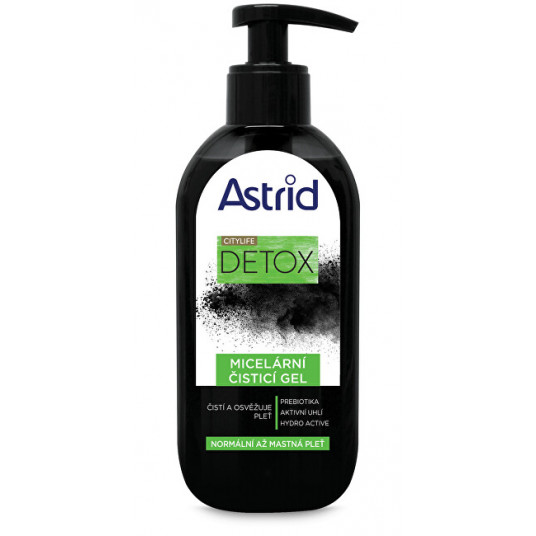 Astrid - Micelinis valomasis gelis normaliai ir riebiai odai Detox 200 ml