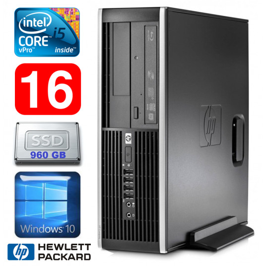  HP 8100 Elite SFF i5-650 16GB 960SSD DVD WIN10 