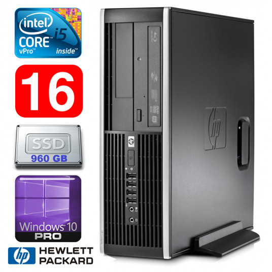  HP 8100 Elite SFF i5-650 16GB 960SSD DVD WIN10Pro 