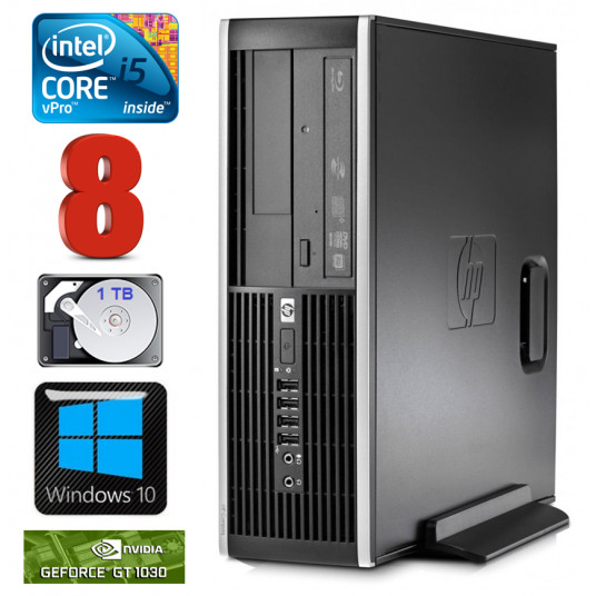 HP 8100 Elite SFF i5-650 8GB 1TB GT1030 2GB DVD WIN10