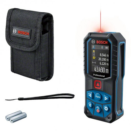 Bosch GLM 50-27 C PROFESSIONAL Lazerinis nuotolio matuoklis Juoda, Mėlyna 50 m