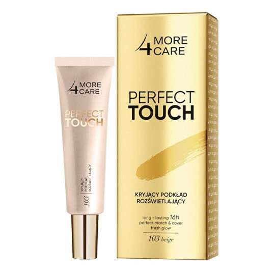 Long 4 Lashes – šviesinantis pagrindas Perfect Touch (šviesinantis makiažas) 30 ml – 103 smėlio spalvos