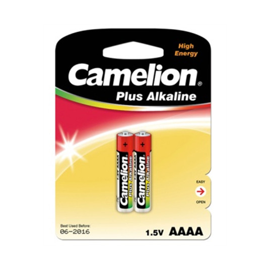 Camelion Plus Alkaline AAAA 1.5V (LR61), 2 pakuotės (žaislams, nuotolinio valdymo pultui ir panašiems įrenginiams) Camelion