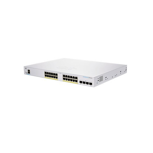 Cisco CBS350-24P-4X-EU tinklo komutatorius Valdomas L2/L3 Gigabit Ethernet (10/100/1000) Sidabras