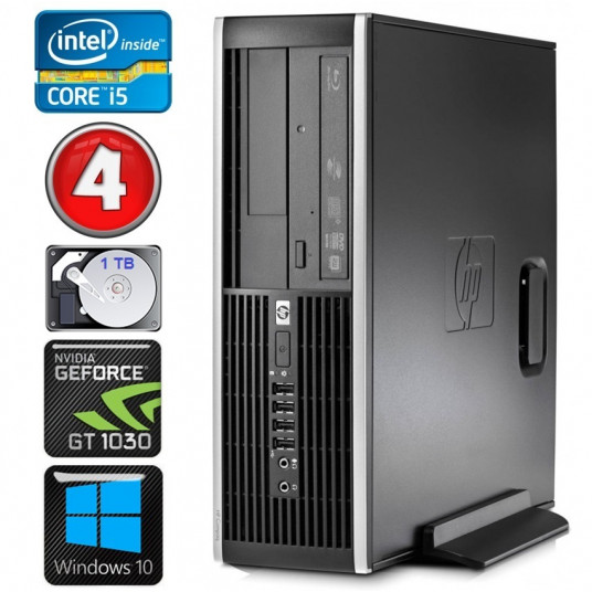  HP 8100 Elite SFF i5-750 4GB 1TB GT1030 2GB DVD WIN10 