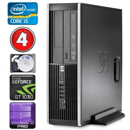  HP 8100 Elite SFF i5-750 4GB 1TB GT1030 2GB DVD WIN10Pro 