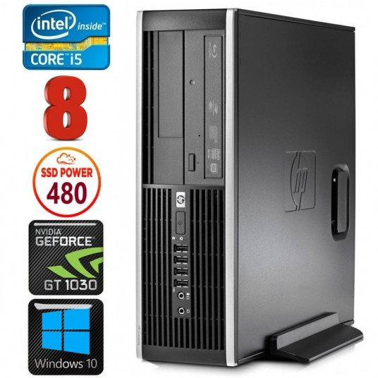  HP 8100 Elite SFF i5-750 8GB 480SSD GT1030 2GB DVD WIN10 