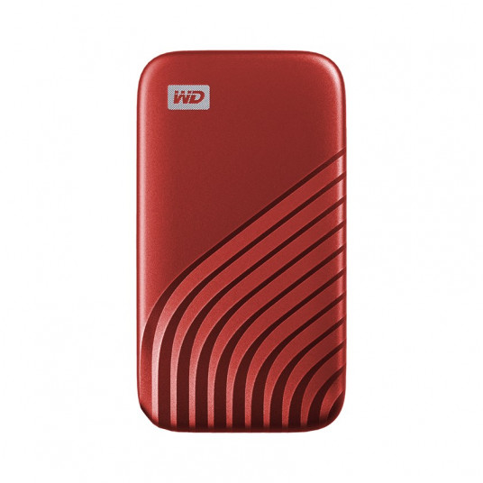 Western Digital My Passport 2000 GB Raudona