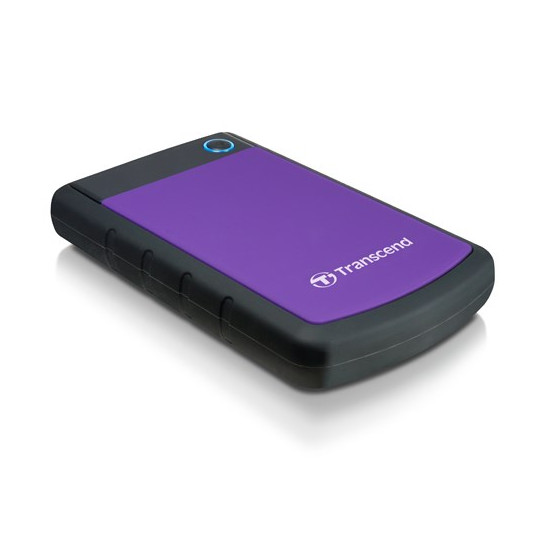 Transcend StoreJet 25H3P (USB 3.0), 2TB išorinis kietasis diskas Juoda, Violetinė