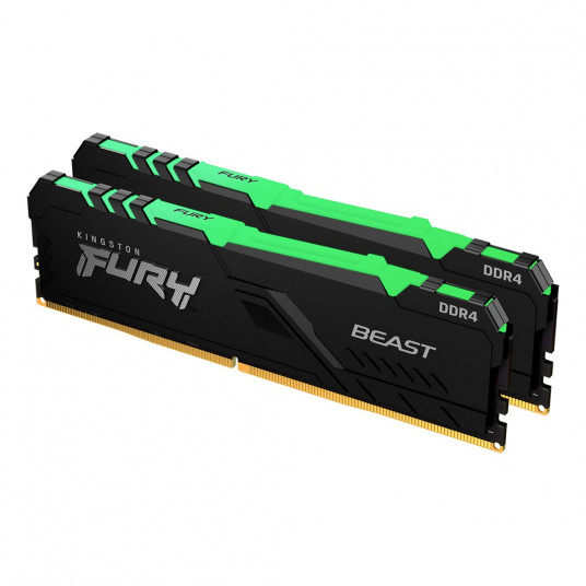 FURY Beast RGB atminties modulis 16 GB 2 x 8 GB DDR4 2666 MHz
