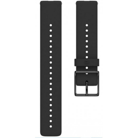 Polar Ignite laikrodžio dirželis, 20 mm, M-L, Juodas