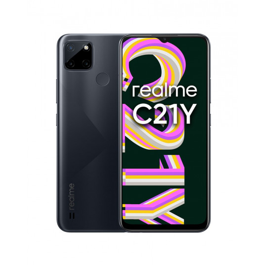 Išmanusis telefonas Realme C21Y 3GB/32GB Cross Black 