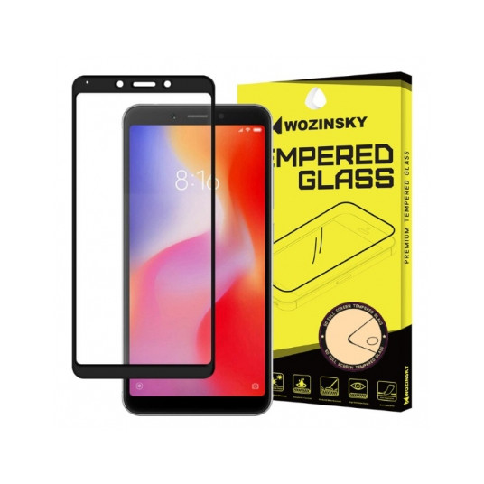 "Extra Shock Full Face Screen Protector Xiaomi Redmi 6 / 6A" Black