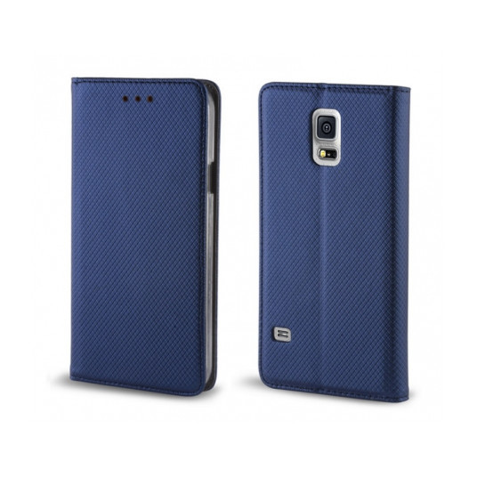 "Smart Magnetic Fix Book Case Huawei Y6 (2017)" Blue