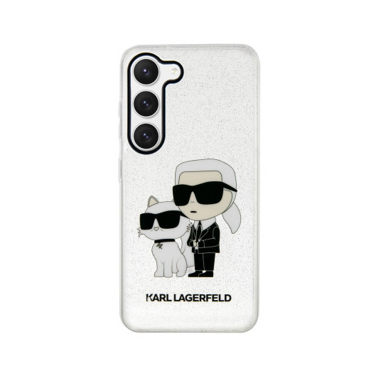 "IML Glitter Karl and Choupette NFT Case Galaxy S23 Plus" Transparent