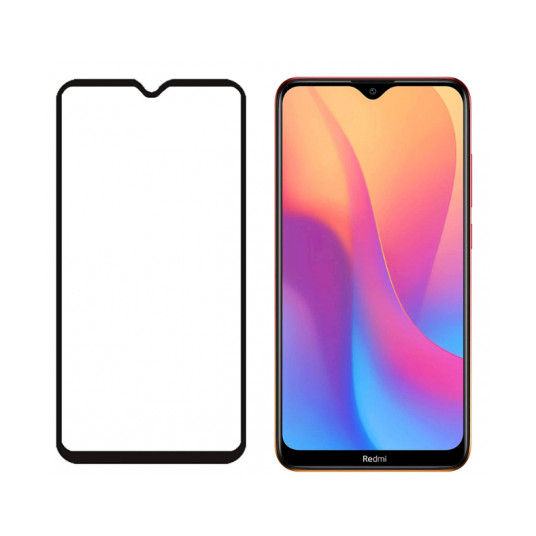 "5D Full Glue Tempered Glass Xiaomi Redmi 9A/Redmi 9C" Black