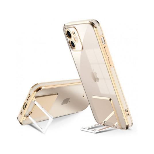 "KIckStand Silicone Case Galaxy A52/A52 5G" Gold