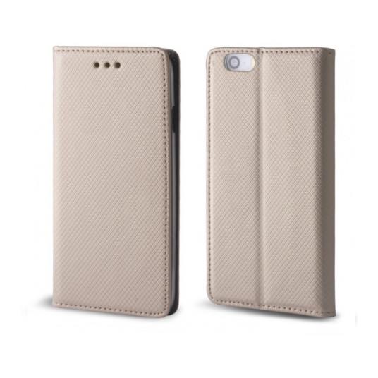 "Smart Magnetic Book Case Huawei P Smart+ (2019)" Gold