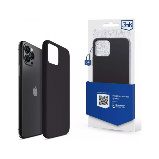 "Silicone Case Apple iPhone 11 Pro Max" Black