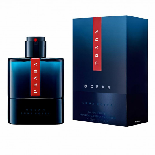  Prada New Luna Rosa Ocean Eau De Toilette Men 100ml Vaporizador 