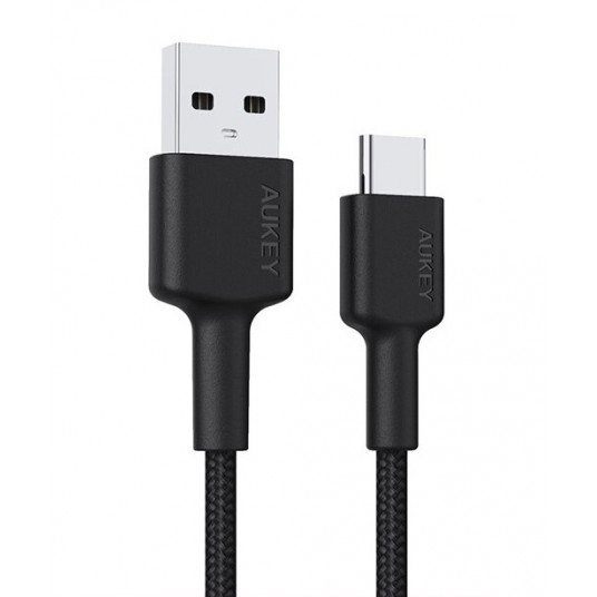 AUKEY CB-CA2 OEM USB kabelis 2 m USB 3.2 Gen 1 (3.1 Gen 1) USB A USB C Juoda