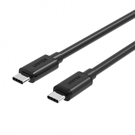 UNITEK Y-C477BK USB kabelis 1 m USB 3.2 Gen 1 (3.1 Gen 1) USB C Juoda