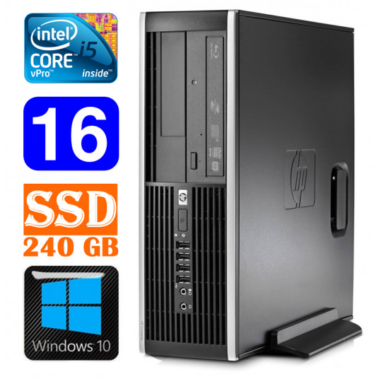 HP 8100 Elite SFF i5-650 16GB 240SSD DVD WIN10