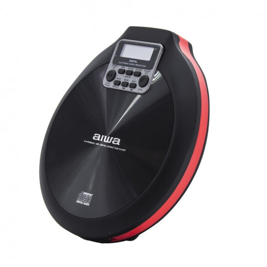 Aiwa PCD-810RD Nešiojamas kompaktinių diskų grotuvas Juoda, Raudona