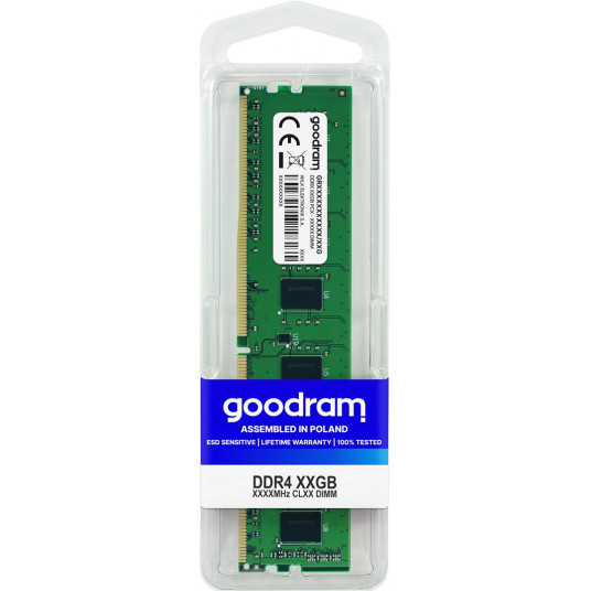 Goodram GR2666D464L19S/16G atminties modulis 16 GB 1 x 16 GB DDR4 2666 MHz