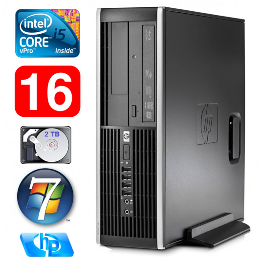 HP 8100 Elite SFF i5-650 16GB 2TB DVD WIN7Pro