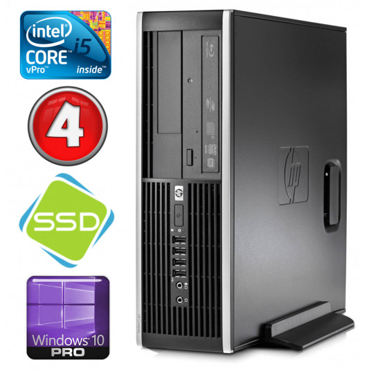  HP 8100 Elite SFF i5-650 4GB 120SSD DVD WIN10Pro 