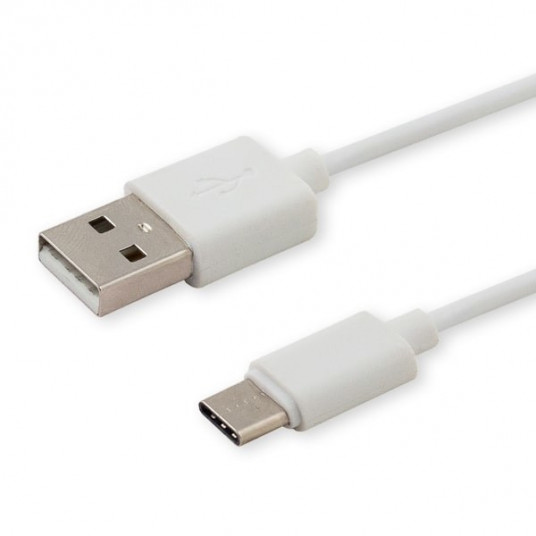 Savio CL-125 USB kabelis 1 m USB 2.0 USB A USB C Balta