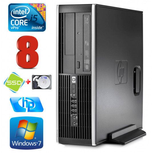  HP 8100 Elite SFF i5-650 8GB 120SSD+1TB DVD WIN7Pro 