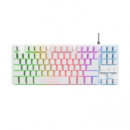 Keyboard Trust GXT 833 Thado TKL SWE, White