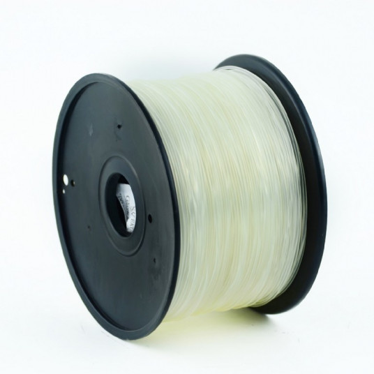 Gembird 3DP-PLA1.75-01-TR eksploatacinė medžiaga 3D spausdintuvams Polilatinė rūgštis (PLA) Permatomas 1 kg