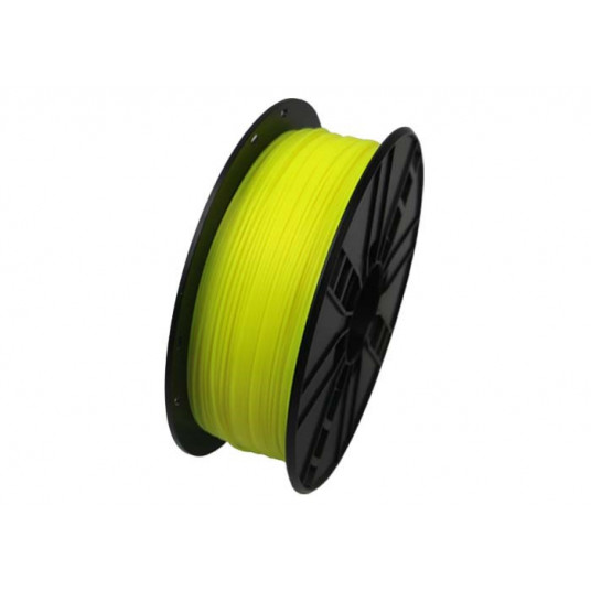 Gembird 3DP-PLA1.75-01-FY Filament – ​​3D spausdinimo medžiagos Polilakto rūgštis (PLA) Fluorescentinė geltona 1,0 kg
