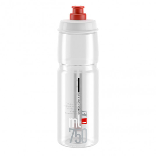 Gertuvė Elite Jet Clear Red logo 750ml