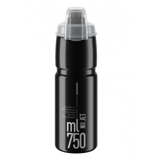 Gertuvė Elite Jet Plus Black Grey logotipas 750ml