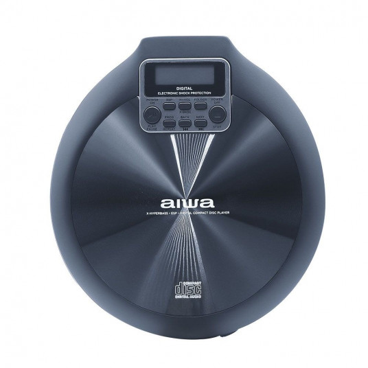 Aiwa PCD-810BK Nešiojamas kompaktinių diskų grotuvas Juoda