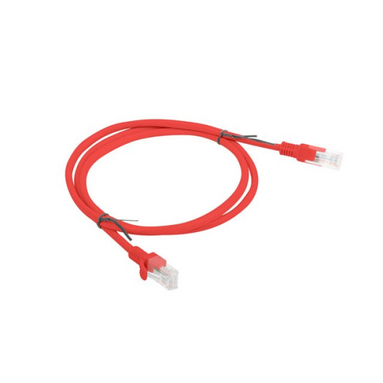 LANBERG PATCHCORD RJ45 CAT. 5E UTP 1M RED