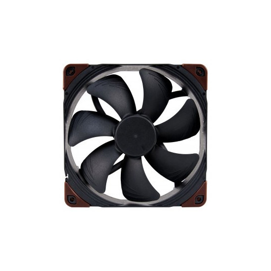 Noctua NF-A14-Industrial PPC-2000 PWM Kompiuterio korpusui Ventiliatorius 14 cm Juoda, Ruda 1 vnt