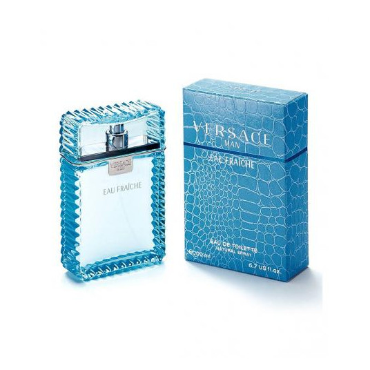  Tualetinis vanduo vyrams Versace Man Eau Fraiche EDT Spray blue 200 ml 