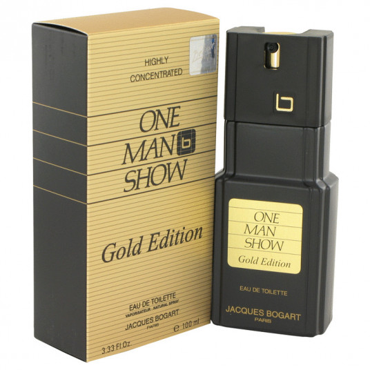  Jacques Bogart One Man Show Gold EDT Spray 100 ml for Men 