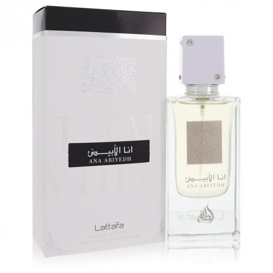 Lattafa Ana Abiyedh I Am White Eau De Parfum Spray Unisex 60 ml for Women